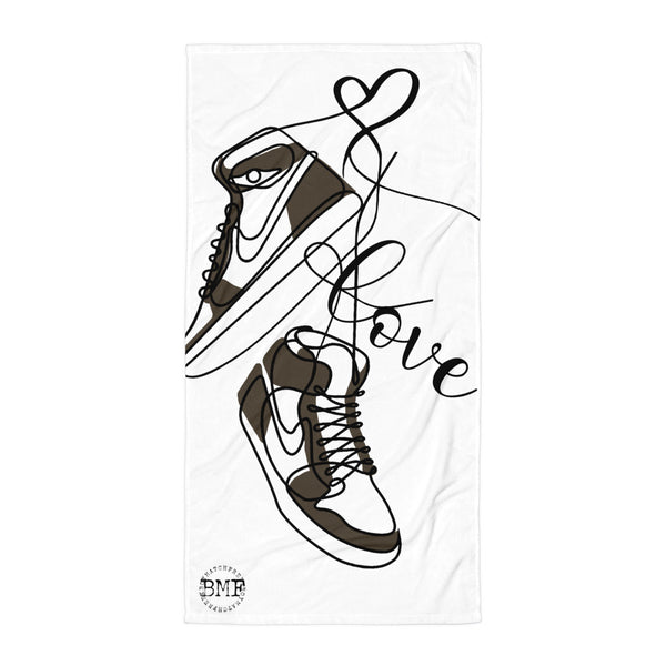 Jordan 1 Dark Mocha Valentine BMF Towel