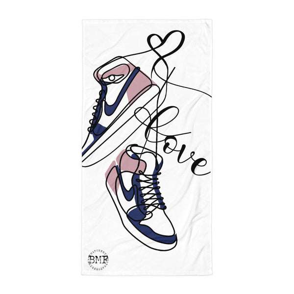 Jordan 1 Atmosphere Bubble Gum Valentine BMF Towel