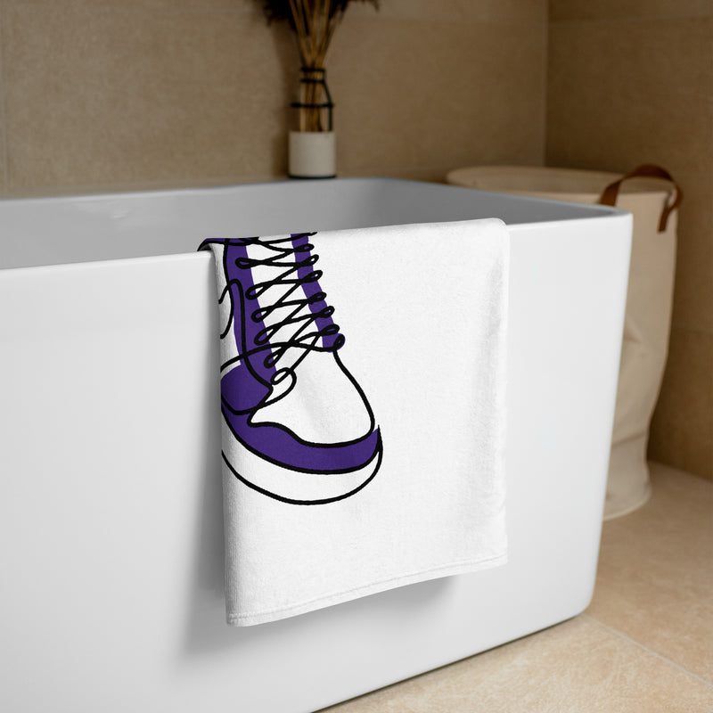 Jordan 1 Purple Court Valentine BMF Towel