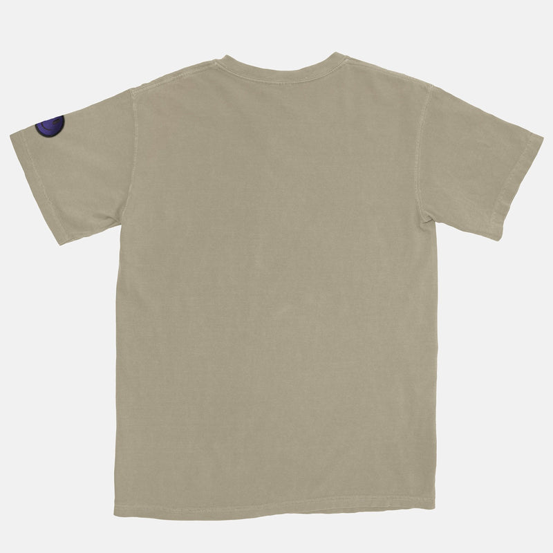 Jordan 13 Purple BMF Smiley Pigment Dyed Vintage Wash Heavyweight T-Shirt
