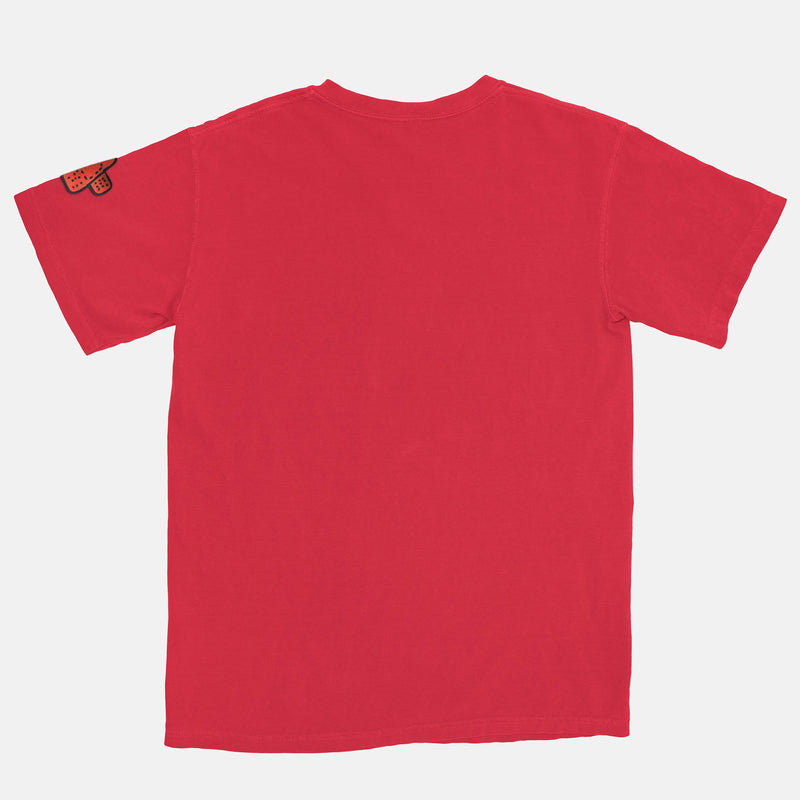 Jordan 1 Lucky Green Red BMF Bunny Face Vintage Wash Heavyweight T-Shirt