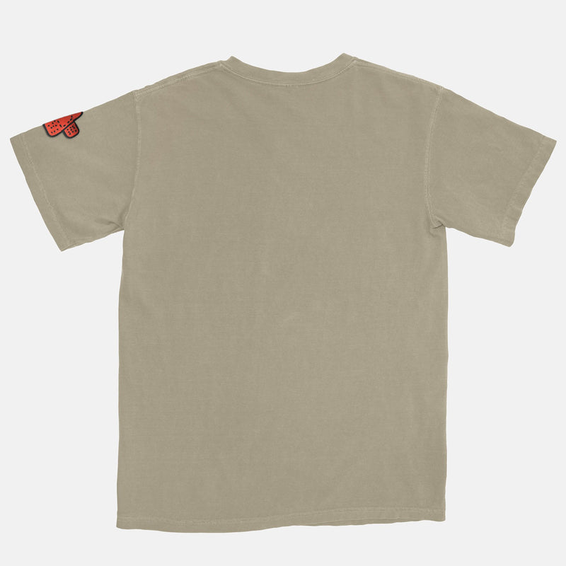 Jordan 1 Bred Toe BMF Bunny Face Pigment Dyed Vintage Wash Heavyweight T-Shirt