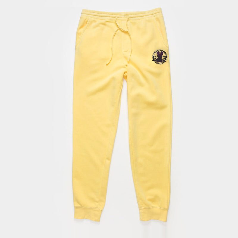 Truffle Embroidered BMF Bunny Pigment Dyed Joggers