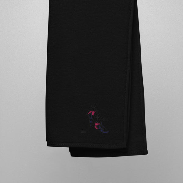 Jordan 1 Atmosphere Bubble Gum Valentine Embroidered Premium Cotton Towels