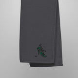 Jordan 1 Green Valentine Embroidered Premium Cotton Towels