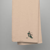 Jordan 1 Green Valentine Embroidered Premium Cotton Towels