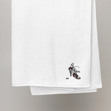 Jordan 1 Bordeaux Valentine Embroidered Premium Cotton Towels