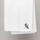 Jordan 1 Purple Court Valentine Embroidered Premium Cotton Towels