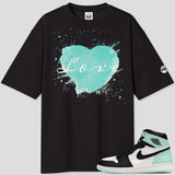 Jordan 1 Igloo BMF Love Oversized T- Shirt