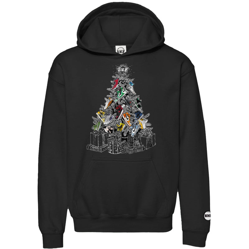 Christmas Tree BMF Youth Pullover Hoodie