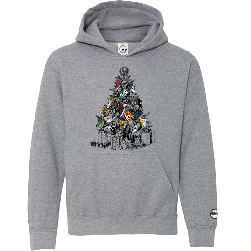 Christmas Tree BMF Youth Pullover Hoodie